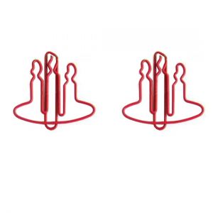 candlelight decorative paper clips, fun shaped paper clips
