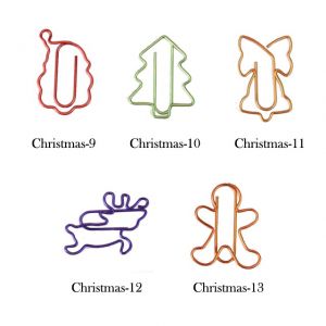 Christmas decorative paper clips, fun holiday paper clips