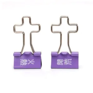 decorative binder clips, custom binder clips for cross