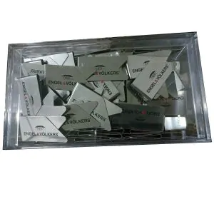 crystal plastic box
