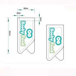 custom logo printed paper clips, logo promotional paper clips