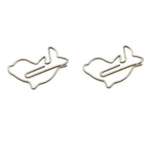 dolphin shaped paper clips, fish decorative paper clips