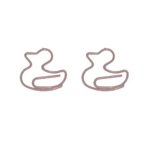 duck decorative paper clips, animal shaped paper clips