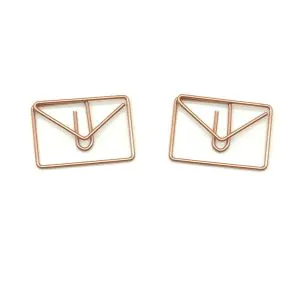 envelope shaped paper clips, decorative paper clips