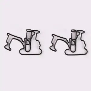 cute excavator shaped paper clips, fun decorative paper clips