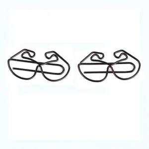 eyeglass shaped paper clips, decorative paper clips