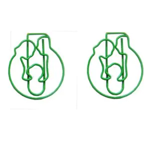 family love decorative paper clips, fun shaped paper clips