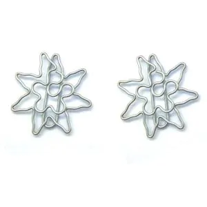 fun flower shaped paper clips, blossom decorative paper clips