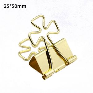 gold cross decorative binder clips, custom binder clips
