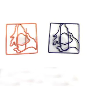 custom logo shaped paper clips, decorative paper clips