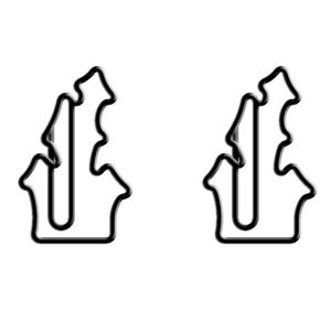 castle shaped paper clips, cute decorative paper clips
