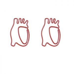 fun heart paper clips, cute decorative paper clips