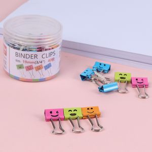 hollow decorative binder clips, hollowed-out binder clips