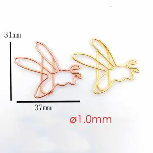 honey bee decorative paper clips, insect shaped paper clips