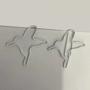 hummingbird decorative paper clips,  fun shaped paper clips