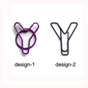 letter Y shaped paper clips, cute decorative paper clips
