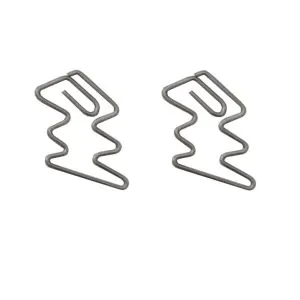 lightning decorative paper clips, bolt shaped paper clips