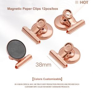Magnetic Paper Clips, Stainless Steel Paper Clips