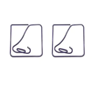 fun nose shaped paper clips, cute decorative paper clips