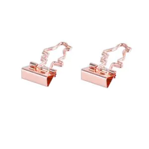 penguin decorative binder clips, gold binder clips in metal