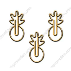 pineapple decorative paper clips, fun shaped paper clips