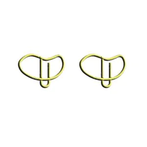 potato chip shaped paper clips, decorative paper clips