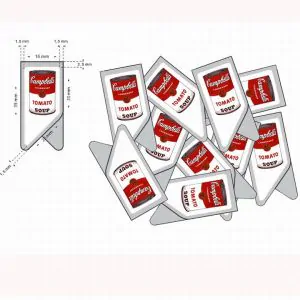 printing promotional paper clips, flat metal paper clips