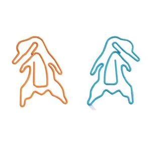 animal shaped paper clips, salted duck decorative paper clips