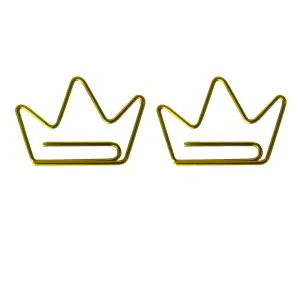 crown shaped paper clips, business gifts