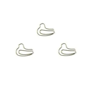 dove shaped paper clips, pigeon paper clips