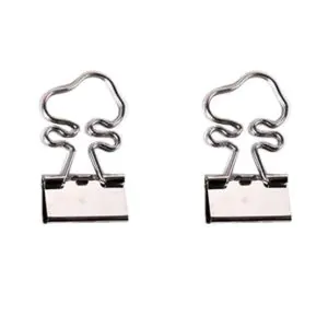 Snoopy decorative binder clips, custom silver binder clips