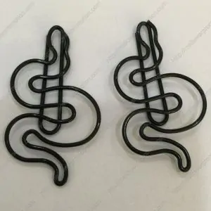 snake decorative paper clips, animal shaped paper clips