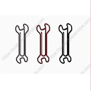 spanner shaped paper clips, wrench promotional paper clips