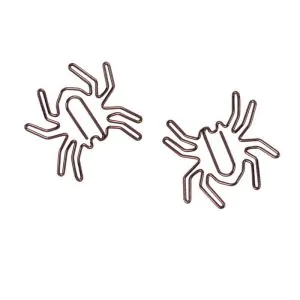 cute spider shaped paper clips, insect decorative paper clips