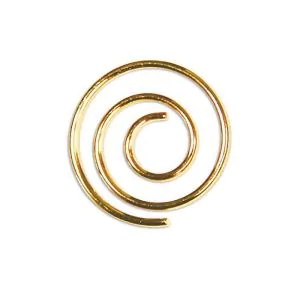 spiral shaped paper clips, round decorative paper clips