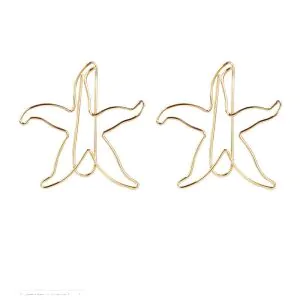 starfish shaped paper clips, fish decorative paper clips