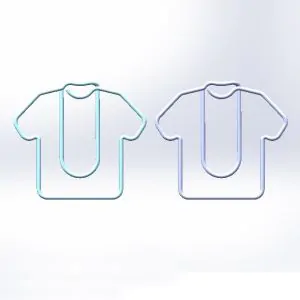 T-shirt shaped paper clips, clothing decorative paper clips