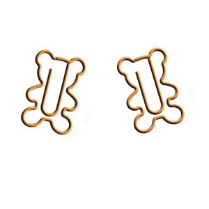 Teddy bear decorative paper clips, fun shaped paper clips