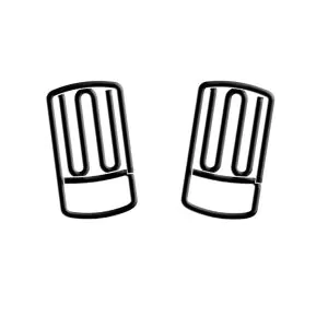 toque shaped paper clips, cute decorative paper clips