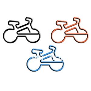 Trombones en forme de vélo pour bébé, jolis trombones décoratifs