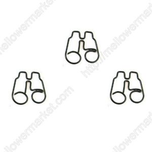 trombones décoratifs en forme de jumelles, trombones de formes amusantes