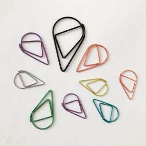 Trombones en forme de goutte d'eau, trombones décoratifs amusants en forme de larme, trombones personnalisés en forme de goutte d'eau