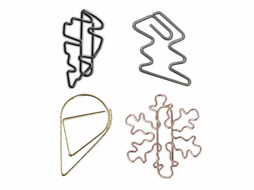 nature decorative paper clips, fancy shaped paper clips