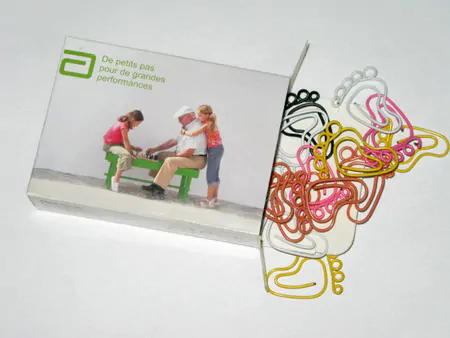 paper box for shaped paper clips